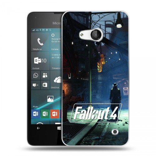 Дизайнерский пластиковый чехол для Microsoft Lumia 550 Fallout