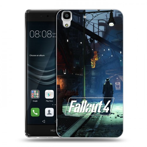 Дизайнерский пластиковый чехол для Huawei Y6II Fallout