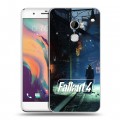 Дизайнерский пластиковый чехол для HTC One X10 Fallout