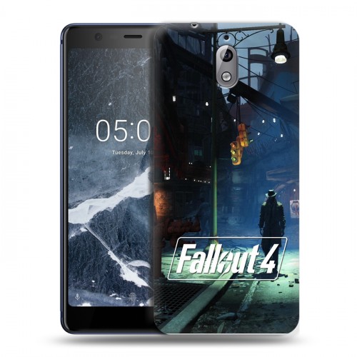 Дизайнерский силиконовый чехол для Nokia 3.1 Fallout