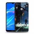 Дизайнерский пластиковый чехол для Huawei Y6 (2019) Fallout