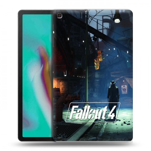 Дизайнерский пластиковый чехол для Samsung Galaxy Tab A 10.1 (2019) Fallout