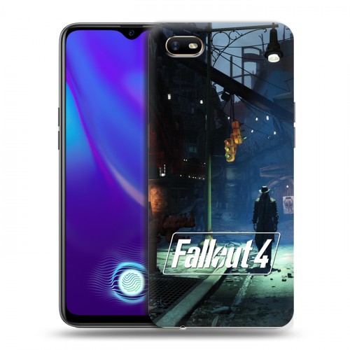 Дизайнерский силиконовый с усиленными углами чехол для OPPO A1k Fallout