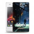 Дизайнерский пластиковый чехол для Sony Xperia E Fallout