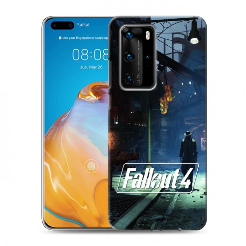 Дизайнерский пластиковый чехол для Huawei P40 Pro Fallout