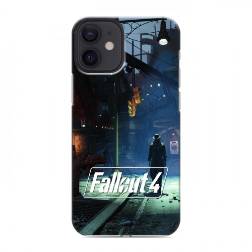 Дизайнерский пластиковый чехол для Iphone 12 Mini Fallout