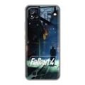 Дизайнерский силиконовый чехол для Realme C20 Fallout