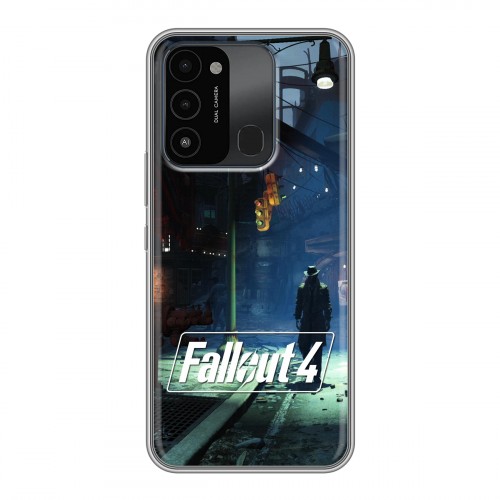 Дизайнерский силиконовый с усиленными углами чехол для Tecno Spark Go 2022 Fallout