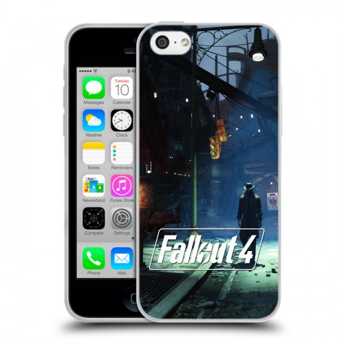 Дизайнерский пластиковый чехол для Iphone 5c Fallout