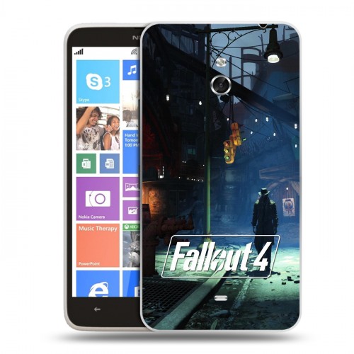 Дизайнерский пластиковый чехол для Nokia Lumia 1320 Fallout