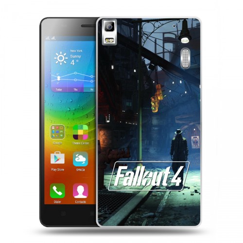 Дизайнерский пластиковый чехол для Lenovo A7000 Fallout