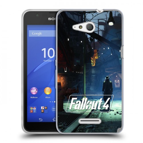 Дизайнерский пластиковый чехол для Sony Xperia E4g Fallout