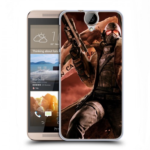 Дизайнерский пластиковый чехол для HTC One E9+ Fallout