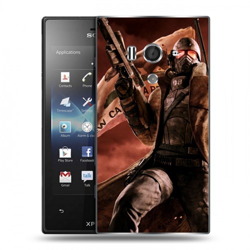 Дизайнерский пластиковый чехол для Sony Xperia acro S Fallout