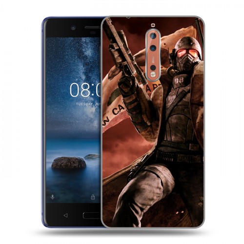 Дизайнерский пластиковый чехол для Nokia 8 Fallout