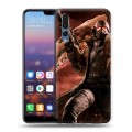 Дизайнерский силиконовый с усиленными углами чехол для Huawei P20 Pro Fallout