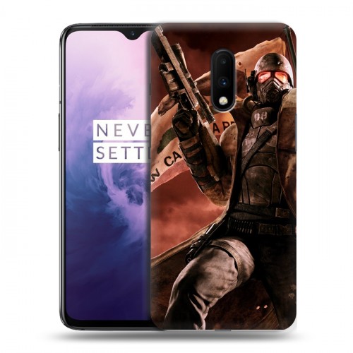 Дизайнерский пластиковый чехол для OnePlus 7 Fallout