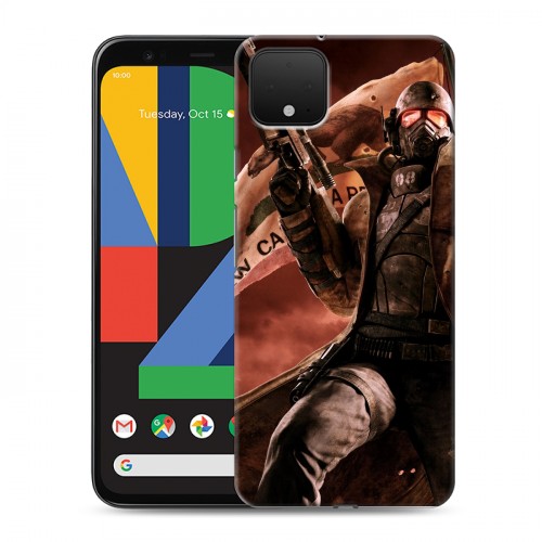 Дизайнерский пластиковый чехол для Google Pixel 4 Fallout