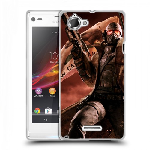 Дизайнерский пластиковый чехол для Sony Xperia L Fallout