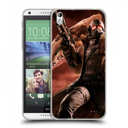 Дизайнерский пластиковый чехол для HTC Desire 816 Fallout