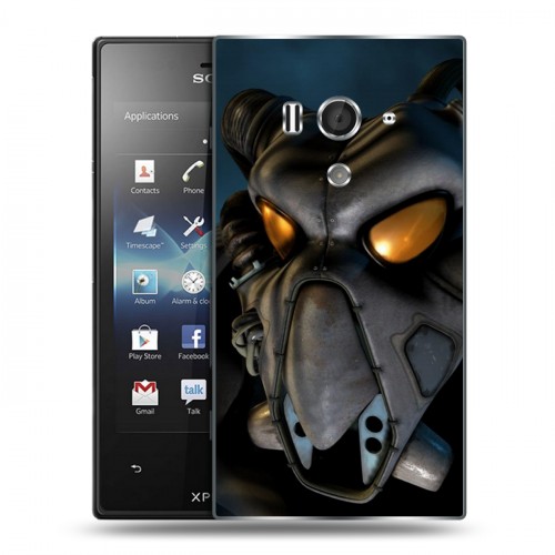 Дизайнерский пластиковый чехол для Sony Xperia acro S Fallout