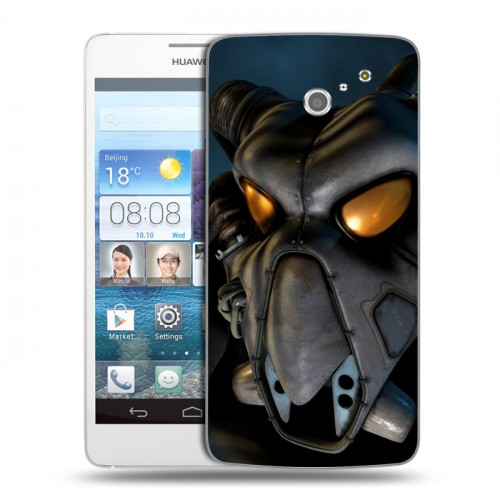 Дизайнерский пластиковый чехол для Huawei Ascend D2 Fallout