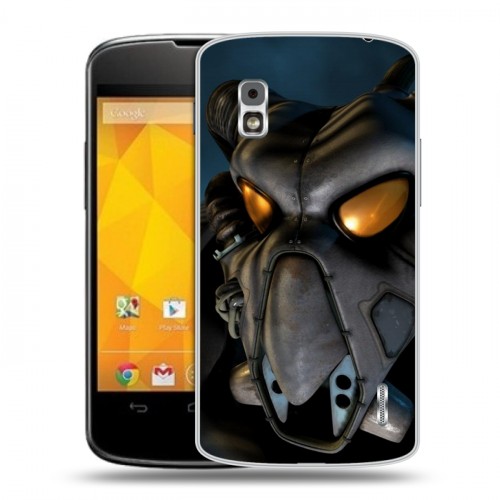 Дизайнерский пластиковый чехол для LG Google Nexus 4 Fallout