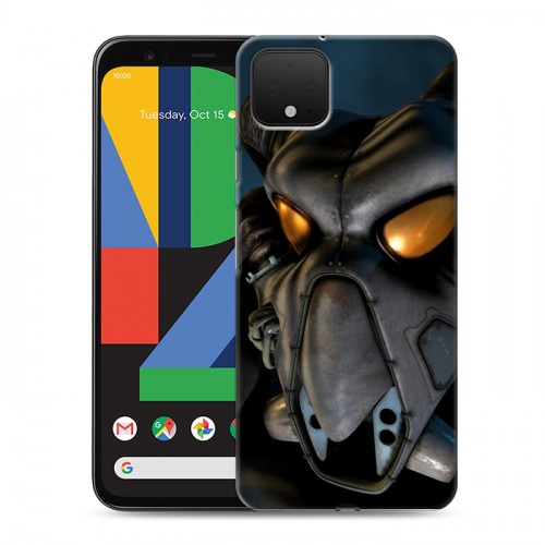 Дизайнерский пластиковый чехол для Google Pixel 4 Fallout