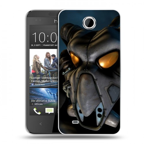 Дизайнерский пластиковый чехол для HTC Desire 300 Fallout