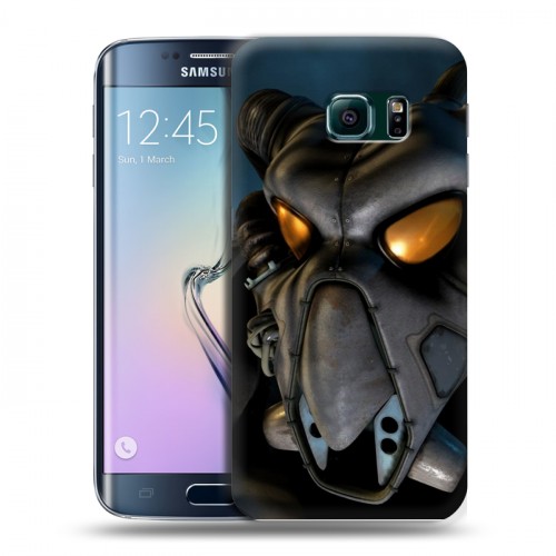 Дизайнерский пластиковый чехол для Samsung Galaxy S6 Edge Fallout