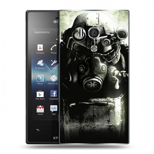 Дизайнерский пластиковый чехол для Sony Xperia acro S Fallout