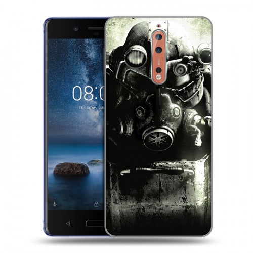 Дизайнерский пластиковый чехол для Nokia 8 Fallout