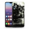 Дизайнерский силиконовый с усиленными углами чехол для Huawei P20 Pro Fallout