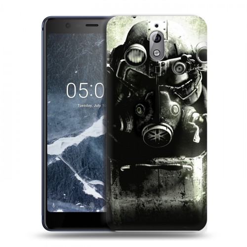 Дизайнерский пластиковый чехол для Nokia 3.1 Fallout