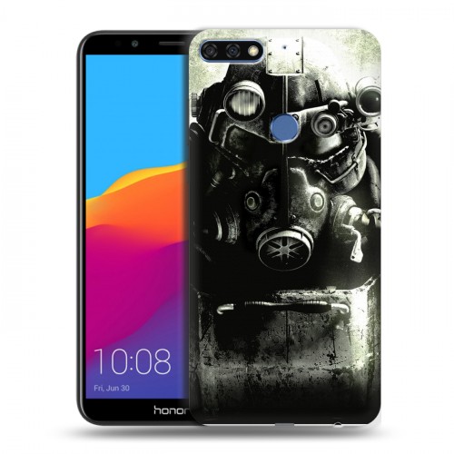 Дизайнерский пластиковый чехол для Huawei Honor 7C Pro Fallout