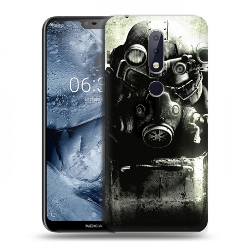 Дизайнерский пластиковый чехол для Nokia 6.1 Plus Fallout