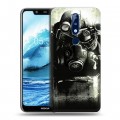 Дизайнерский силиконовый чехол для Nokia 5.1 Plus Fallout