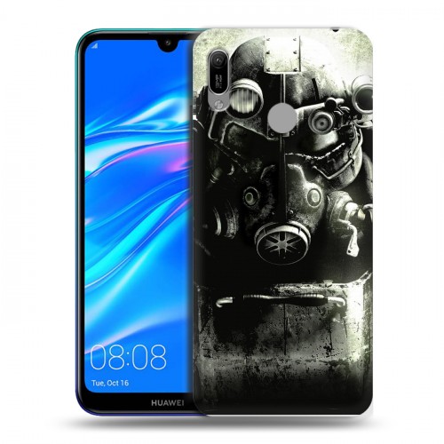 Дизайнерский пластиковый чехол для Huawei Y6 (2019) Fallout