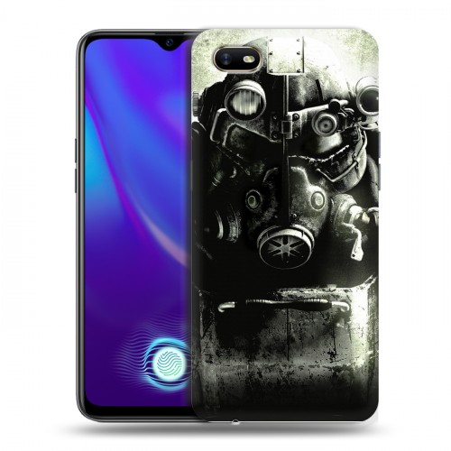 Дизайнерский силиконовый с усиленными углами чехол для OPPO A1k Fallout