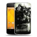 Дизайнерский пластиковый чехол для LG Google Nexus 4 Fallout