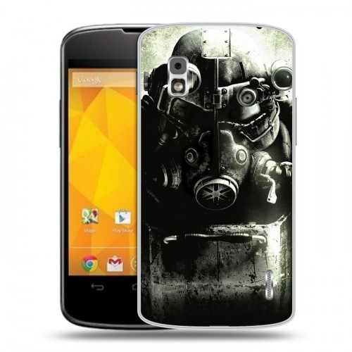 Дизайнерский пластиковый чехол для LG Google Nexus 4 Fallout