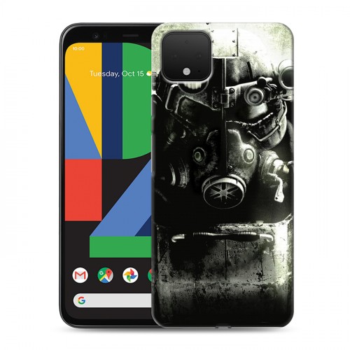 Дизайнерский пластиковый чехол для Google Pixel 4 Fallout