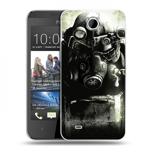 Дизайнерский пластиковый чехол для HTC Desire 300 Fallout