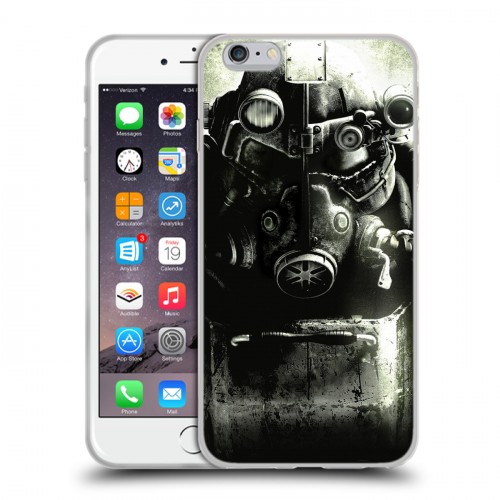 Дизайнерский силиконовый чехол для Iphone 6 Plus/6s Plus Fallout