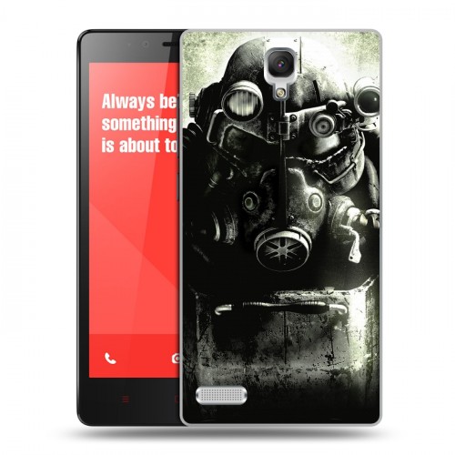 Дизайнерский пластиковый чехол для Xiaomi RedMi Note Fallout