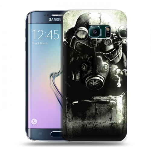 Дизайнерский пластиковый чехол для Samsung Galaxy S6 Edge Fallout