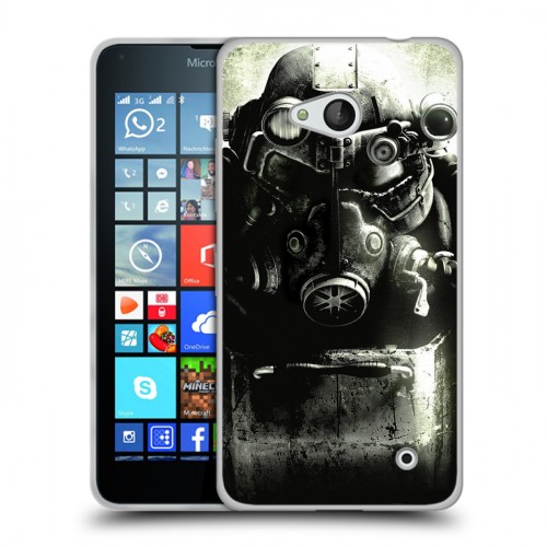 Дизайнерский пластиковый чехол для Microsoft Lumia 640 Fallout