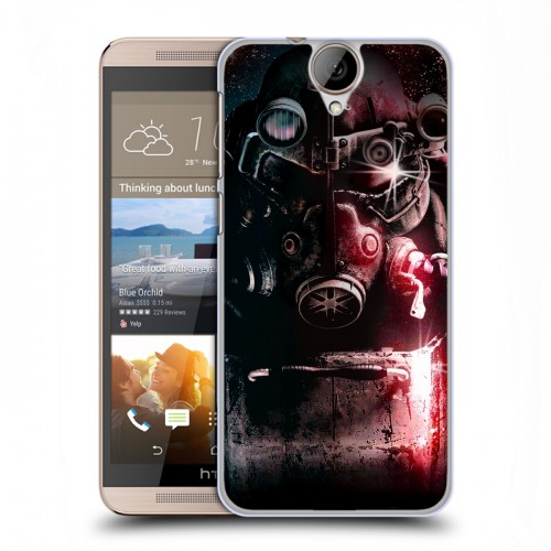 Дизайнерский пластиковый чехол для HTC One E9+ Fallout