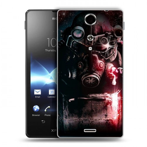 Дизайнерский пластиковый чехол для Sony Xperia TX Fallout