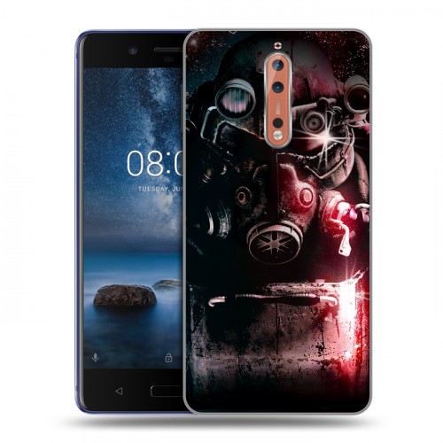 Дизайнерский пластиковый чехол для Nokia 8 Fallout